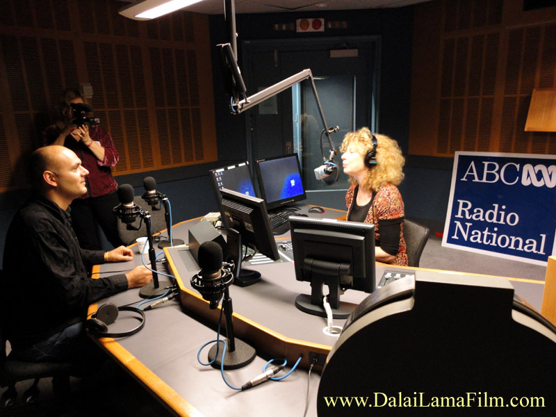 Australia's National ABC Radio's Rachael Kohn interviewing 'Dalai Lama Renaissance' Producer-Director Khashyar Darvich on her national radio show "The Spirit of Things"